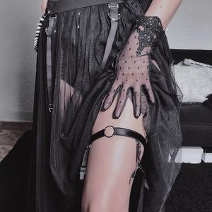 O-ring Handmade Leg Garter